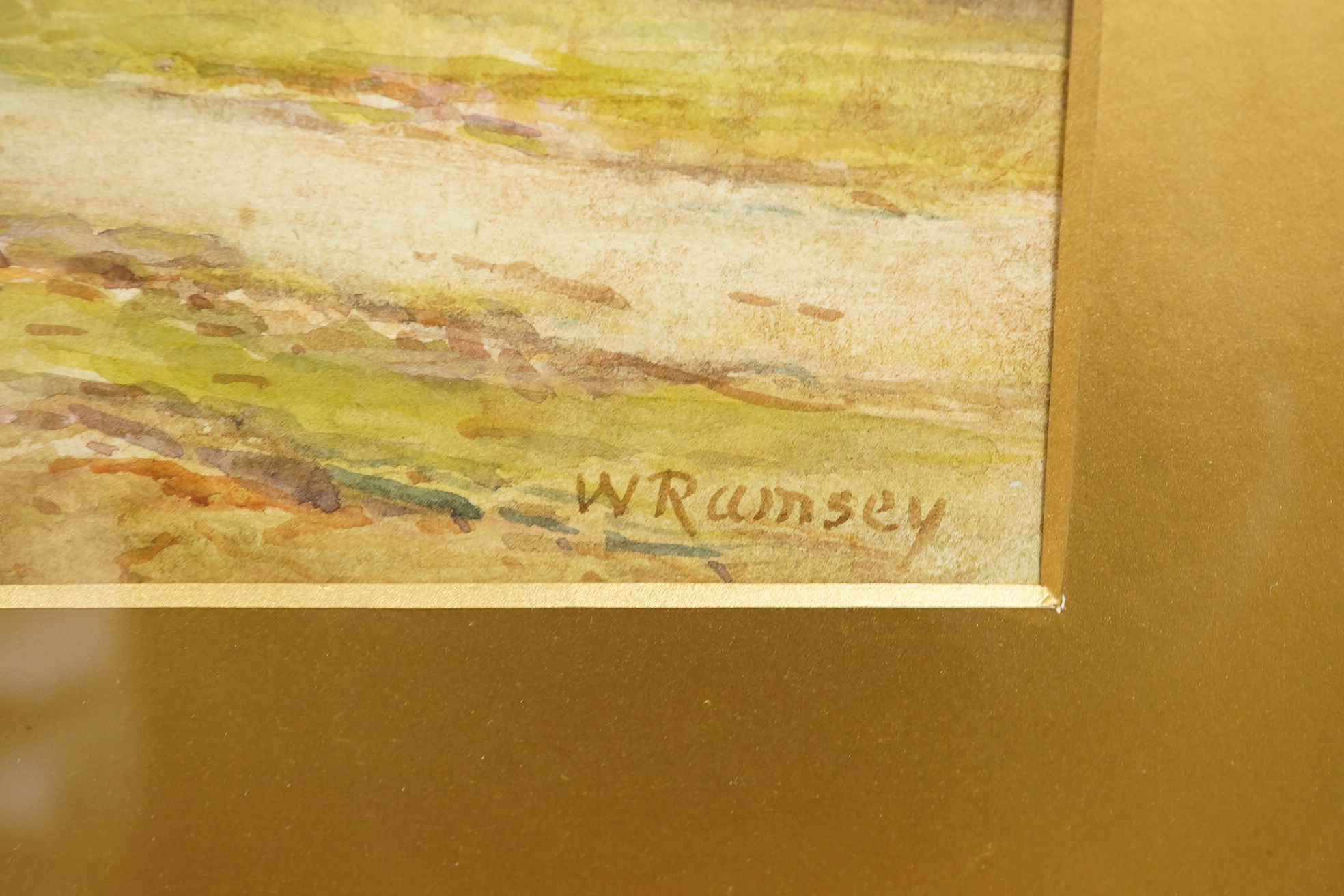 W. Ramsey (19th. C), woodland scenes, each signed, two watercolours, 25 x 34cm